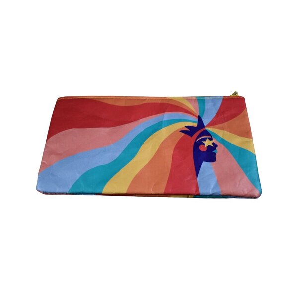 2020 Starbucks Pride Zip Pouch Bag Rainbow Siren Logo Ltd Edition NWT - Picture 2 of 2
